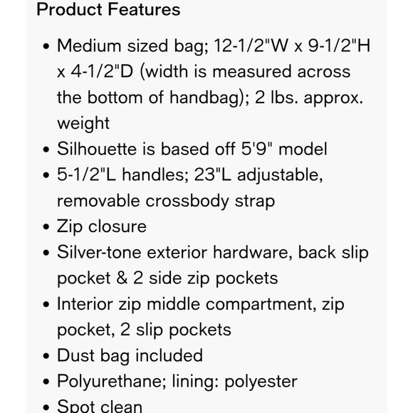 Calvin Klein Pebble Leather Tote/Satchel - BRAND NEW - Picture 8 of 8